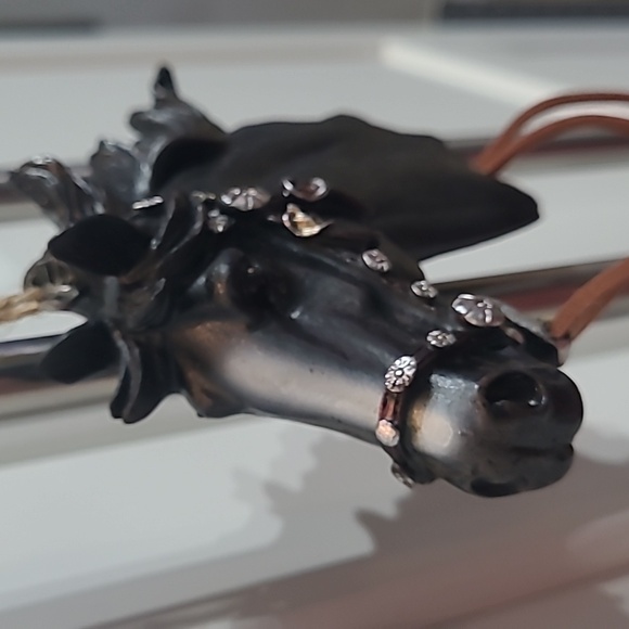 CHRISTMAS TREE  MAJESTIC  HORES HEAD  ORNAMENT And COWBOY  BOOT NEW NT - Picture 3 of 10